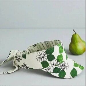 Hotel Magique for Anthropologie Women's Visor Hat Green Floral